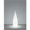 Trio Lighting PALMAS LAMPADA DA APPOGGIO DA ESTERNO GOCCIA RGB E BIANCO RICARICABILE CON TELECOMANDO MULTIFUNZIONE D. 25CM X H. 80CM IP54 LED 3W 90lm, 3000K