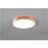 Trio Lighting JANO PLAFONIERA LED 20W 2400lm, 3000K ROTONDA BORDO BIANCO E LEGNO NATURALE CON FUNZIONE DI REGOLAZIONE INTENSITA' CON NORMALE INTERRUTTORE A PARETE D. 31,5CM