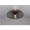 Trio Lighting JOHANN PLAFONIERA METALLO ELLISSE NERO D. 50CM 1 ATTACCO E27