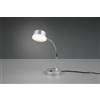 Trio Lighting KIKO LAMPADA DA STUDIO ALLUMINIO FLESSIBILE H. 41CM A LED 4,5W 500lm, 3000K