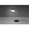 Trio Lighting KIKO LAMPADA DA STUDIO NERA FLESSIBILE H. 41CM A LED 4,5W 500lm, 3000K