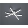 Trio Lighting CAPELLA PLAFONIERA LED 3 LUCI BACCHETTE CON DIFFUSORI CROMATI E SATINATI D. 50CM LED 16 W · 1.700 lm · 3.000 K