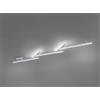 Trio Lighting MELBY PLAFONIERA LED 23W 2200lm, 3000 - 5000K BACCHETTE ACCIAIO SATINATO REGOLABILI CON EMISSIONE DI LUCE DIRETTA ED INDIRETTA CON SMART CONTROL MOLTEPLICI FUNZIONI WIZ L. MAX 200CM