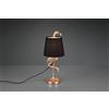 Trio Lighting LOLA LAMPADA DA TAVOLO FENICOTTERO ORO CON PARALUME NERO H. 42CM 1 LUCE E14
