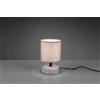 Trio Lighting MARIE LAMPADA DA TAVOLO BASE CERAMICA DECORATA CON PARALUME MARRONE H. 20,5CM ATTACCO E14