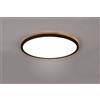 Trio Lighting AUREO PLAFONIERA LED 30W 3600lm, 3000 - 6500K BORDO NERO CON TELECOMANDO MULTIFUNZIONE RETRO ILLUMINATA RGB D. 40CM