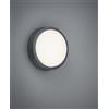 Trio Lighting BREG PLAFONIERA LED DA ESTERNO FUSIONE DI ALLUMINIO ANTRACITE D. 20CM IP54 8,5W · 1x 850lm, 3000K