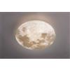 Trio Lighting MOONIKA PLAFONIERA LED 15W 1500lm, 3000K EFFETTO LUNA IP44 D. 37CM IN PLASTICA