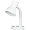 Trio Lighting PRONTO LAMPADA DA SCRIVANIA FLESSIBILE BIANCA H.30 1 LUCE ATTACCO E27