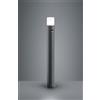 Trio Lighting HOOSIC PALO ALTO LED CILINDRO ANTRACITE E DIFFUSORE BIANCO CON SENSORE DI MOVIMENTO H.80 CM 1 LUCE ATTACCO E27
