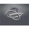 Trio Lighting OAKLAND PLAFONIERA LED 40W 5200lm, 3000K ANTRACITE DIMMERABILE CON INTERRUTTORE A PARETE D. 53CM
