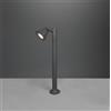 Trio Lighting KAVERI PALO DA ESTERNO CONO FUSIONE ALLUMINIO ANTRACITE H. 60CM IP44 1 LUCE ATTACCO GU10