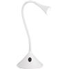 Trio Lighting VIPER LAMPADA DA TAVOLO/APPLIQUE LED 3W 350lm, 3000K CON BRACCIO FLESSIBILE BIANCA H.32 CM