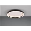 Trio Lighting ROTONDA PLAFONIERA LED 20W 2600lm, 3000K ROTONDA BORDO METALLO NERO D. 35CM