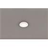 Trio Lighting CAMILLUS PLAFONIERA LED TONDA METALLO BIANCO OPACO CON FUNZIONE DIMMERABILITA' CON NORMALE INTERRUTTORE A PARETE IP44 D. 17CM LED 9 W · 1.000 lm · 3.000 K