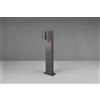 Trio Lighting ROYA PALO DA ESTERNO FUSIONE ALLUMINIO STONDATA ANTRACITE CON SENSORE DI MOVIMENTO IP44 H.50CM 1 LUCE ATTACCO E27