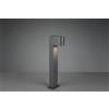 Trio Lighting ROYA PALO DA ESTERNO FUSIONE ALLUMINIO STONDATA ANTRACITE IP44 H.50CM 1 LUCE ATTACCO GU10
