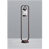 Trio Lighting SAMBESI PALO ALTO LED DA ESTERNO LANTERNA CON SENSORE CREPUSCOLARE METALLO RUGGINE H. 100CM 1 LUCE ATTACCO E27