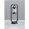 Trio Lighting SAMBESI PALO LED DA ESTERNO LANTERNA CON SENSORE CREPUSCOLARE METALLO ANTRACITE H. 60CM 1 LUCE ATTACCO E27
