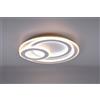Trio Lighting MITA PLAFONIERA LED 74W 9000lm, 2700 - 6000K BIANCA CERCHI 3D CON TELECOMANDO MULTIFUNZIONE REGOLAZIONE INTESITA' E TEMPERATURA DI COLORE D. 51CM