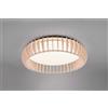 Trio Lighting MONTE PLAFONIERA LED 38W 4400lm, 3000 - 6500K CON STRUTTURA LEGNO COLORE NATURALE CON TELECOMANDO MULTIFUNZIONE D.60CM DIMMERABILE