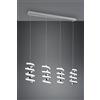 Trio Lighting Sospensione LAOLA LED 4 spirali cromate R34184106