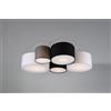 Trio Lighting HOTEL PLAFONIERA MULTI CILINDRI DI DIFFERENTI COLORI E DIAMETRI 90X70CM 5 LUCI ATTACCO E27