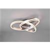 Trio Lighting YARA PLAFONIERA LED 58W 7000lm, 2300+3000+4000K ACCIAIO SATINATO DIMMERABILE CON INTERRUTTORE A PARETE D. 59CM