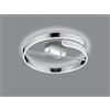 Trio Lighting PARMA PLAFONIERA LED 37W 4500lm, 4000K CROMO CON DIMMERAZIONE AD INTERRUTTORE D.50CM