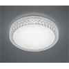 Trio Lighting PEGASUS PLAFONIERA LED 27W 3060lm, 3000 - 5500K DIFFUSORE METACRILATO BIANCO EFFETTO CIELO STELLATO E BORDO EFFETTO CRISTALLO CON TELECOMANDO DIMMERABILE D.60CM