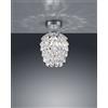 Trio Lighting PETTY LAMPADARIO DA SOFFITTO GEMME TRASPARENTI D.20CM 1 LUCE ATTACCO E14