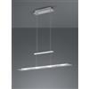 Trio Lighting MILOS SOSPENSIONE LED 20W 2200lm, 3000K RETTANGOLARE ACCIAIO L. 80CM