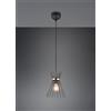 Trio Lighting ROD SOSPENSIONE BACCHETTE DI METALLO NERO E ORO D. 20CM 1 LUCE ATTACCO E27