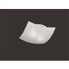 Trio Lighting SIGNA PLAFONIERA QUADRATA VETRO DECORO FIRMA D. 40X40CM 2 LUCI ATTACCO E27