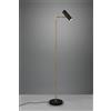 Trio Lighting MARLEY PIANTANA SPOT CILINDRO OTTONE SATINATO + NERO H. 151CM 1 LUCE ATTACCO GU10