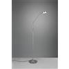 Trio Lighting MONZA PIANTANA LED 12W 1400lm, 2300+3000+4000K CON 2 SNODI FLESSIBILI ACCIAIO E CROMO DIMMERABILE H.145CM