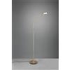 Trio Lighting MONZA PIANTANA LED 12W 1400lm, 2300+3000+4000K CON 2 SNODI FLESSIBILI OTTONE SATINATO DIMMERABILE H.145CM