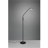 Trio Lighting MONZA PIANTANA LED 12W 1400lm, 2300+3000+4000K CON 2 SNODI FLESSIBILI NERO E CROMO DIMMERABILE H.145CM