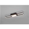 Trio Lighting RIGIDO PLAFONIERA LED 22W 2800lm, 2700 - 6000K RETTANGOLARE NERA CON TELECOMANDO MULTIFUNZIONE L. 60CM DIMMERABILLE