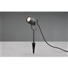 Trio Lighting MAREB PICCHETTO LED 11W 1000lm, 3000K DA ESTERNO FUSIONE ALLUMINIO ANTRACITE H.42,5CM IP65