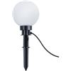 Trio Lighting BOLO PICCHETTO SFERA DIAMETRO 20cm CON 5 METRI DI CAVO IP44 1 LUCE ATTACCO E27 BIANCO