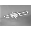 Trio Lighting SALINAS PLAFONIERA LED 34W 4100lm, 4000K TRIPLO RETTANGOLO BIANCA DIMMERABILE CON INTERRUTTORE L. 100CM