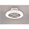 Trio Lighting Plafoniera Sandfjord LED con gabbia metallo bianco R64122106