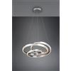 Trio Lighting YARA SOSPENSIONE LED 60W 7200lm, 2300+3000+4000K ACCIAIO SATINATO DIMMERABILE CON INTERRUTTORE A PARETE D. 60CM