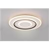 Trio Lighting JORA PLAFONIERA LED 55W 6400lm, 2700 - 6000K ROTONDA CON TELECOMANDO MULTIFUNZIONE D. 60CM DIMMERABILE