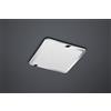 Trio Lighting Plafoniera led quadrata bordo cromato effetto cristallo 40x40cm CESAR 656512006