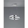 Trio Lighting PARMA SOSPENSIONE LED 37W 4500lm, 4000K CROMO CON DIMMERAZIONE AD INTERRUTTORE D.50CM