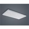 Trio Lighting Plafoniera TITUS LED rettangolare cielo stellato metalo funzione luce calda e fredda regolazione intensitò bianco opaco 676611031
