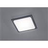 Trio Lighting Plafoniera TRAVE LED quadrata antracite 620160142