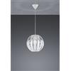 Trio Lighting PUMKIN SOSPENSIONE LISTELLI METACRILATO TRASPARENTI E BIANCO 3 POSSIBILITA' DI FORME D. 30CM 1 LUCE ATTACCO E27